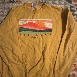 Big Bear California fleece sweater